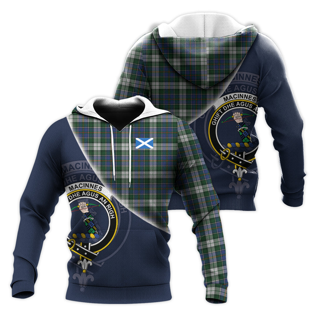 Printivon Macinnes Dress Tartan Scottish Crest Hoodie