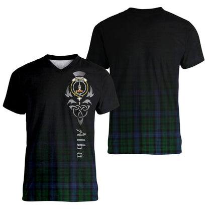 Printivon MacIntyre Tartan Crest Alba Celtic T Shirt