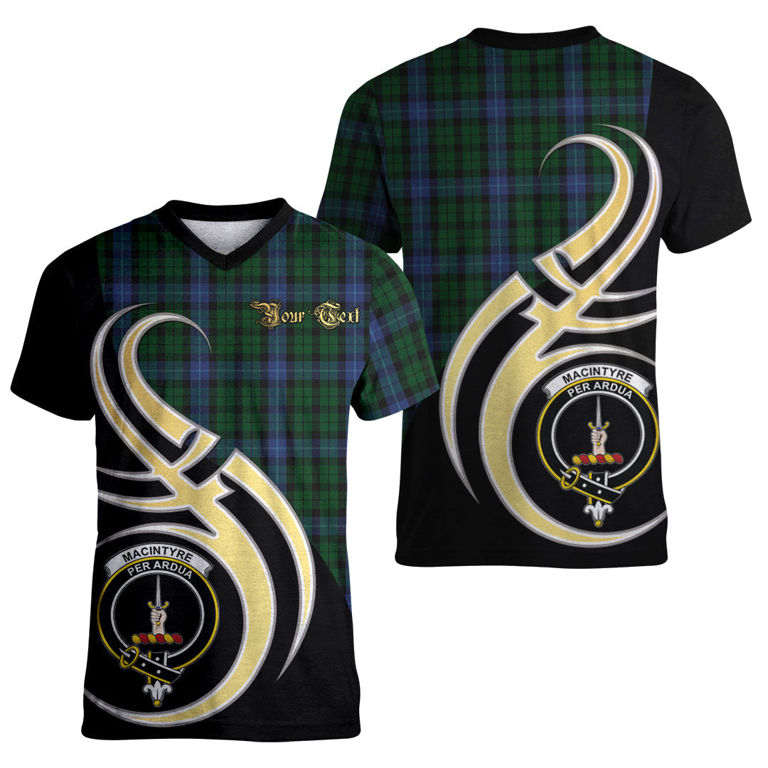 Printivon MacIntyre Tartan Crest Believe In Me T Shirt