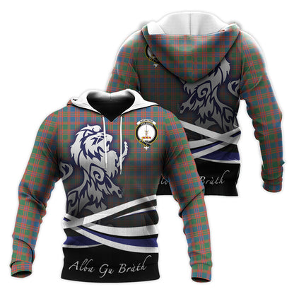 Printivon Macintyre Ancient Tartan Scottish Lion Hoodie