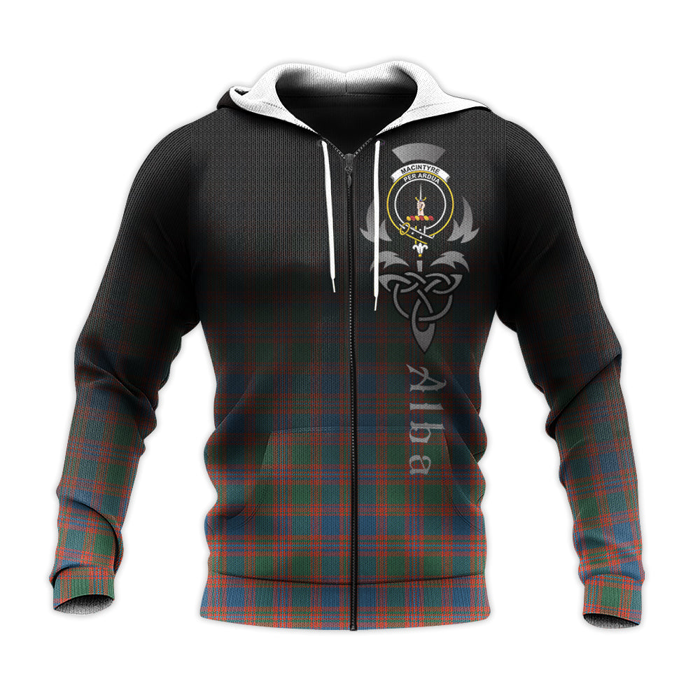 Printivon Macintyre Ancient Tartan Crest Alba Celtic Hoodie