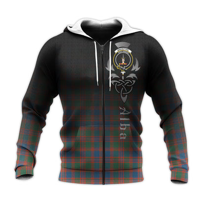Printivon Macintyre Ancient Tartan Crest Alba Celtic Hoodie