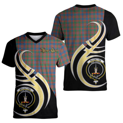 Printivon MacIntyre Ancient Tartan Crest Believe In Me T Shirt