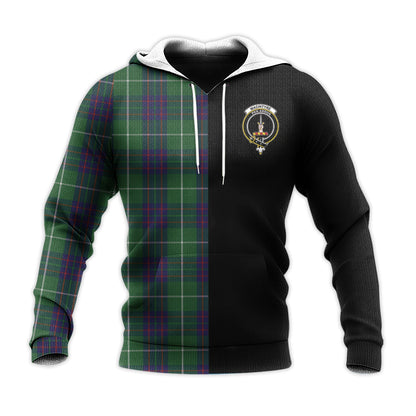 Printivon Macintyre Hunting Tartan Personalize Half Hoodie