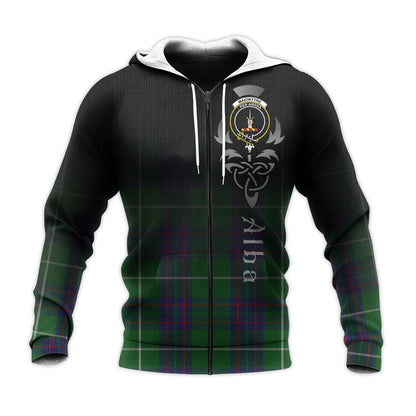 Printivon Macintyre Hunting Tartan Crest Alba Celtic Hoodie