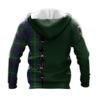 Printivon Macintyre Hunting Tartan Hoodie Lion Rampant And Celtic Thistle Style