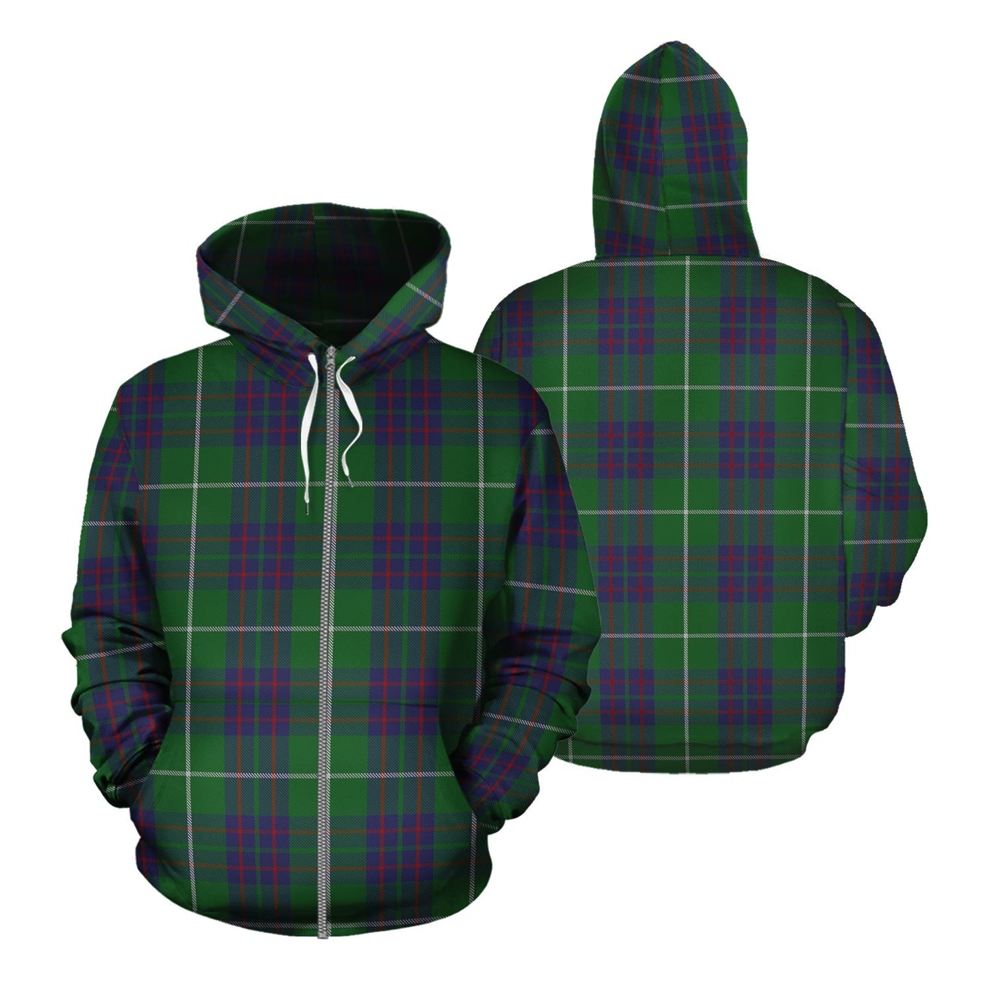 Printivon Macintyre Hunting Tartan Hoodie
