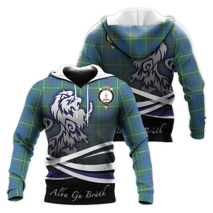 Printivon Macintyre Hunting Ancient Tartan Scottish Lion Hoodie