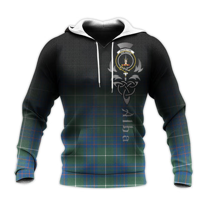 Printivon Macintyre Hunting Ancient Tartan Crest Alba Celtic Hoodie