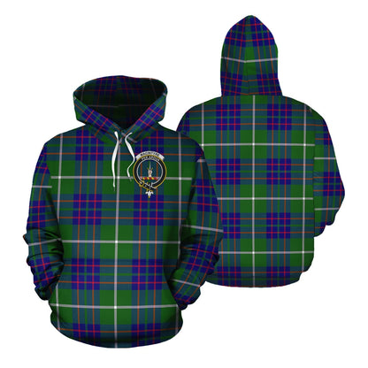Printivon Macintyre Hunting Modern Tartan Hoodie
