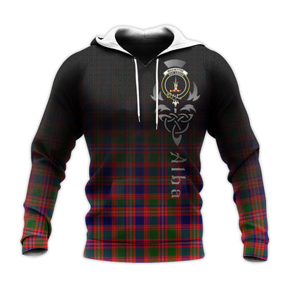 Printivon Macintyre Modern Tartan Crest Alba Celtic Hoodie