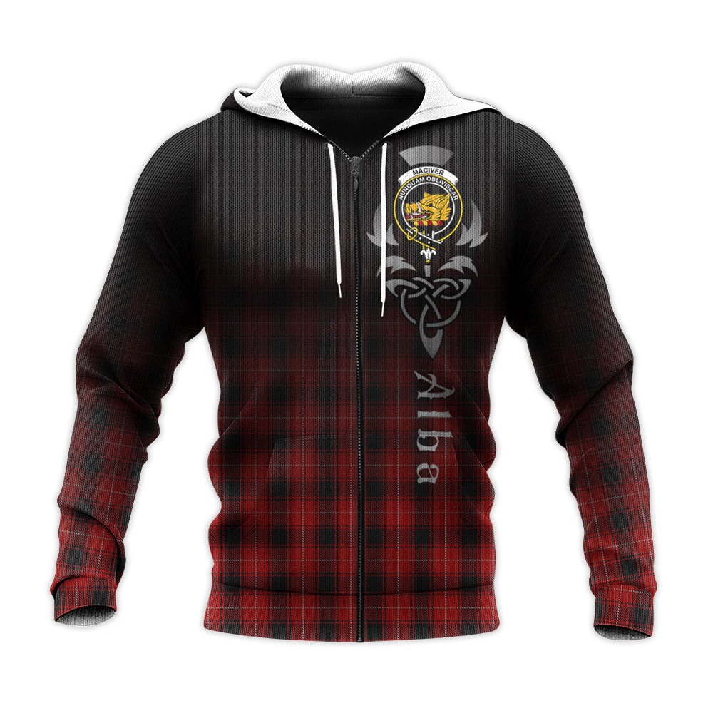 Printivon Maciver Tartan Crest Alba Celtic Hoodie