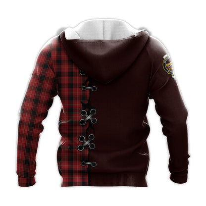 Printivon Maciver Tartan Hoodie Lion Rampant And Celtic Thistle Style