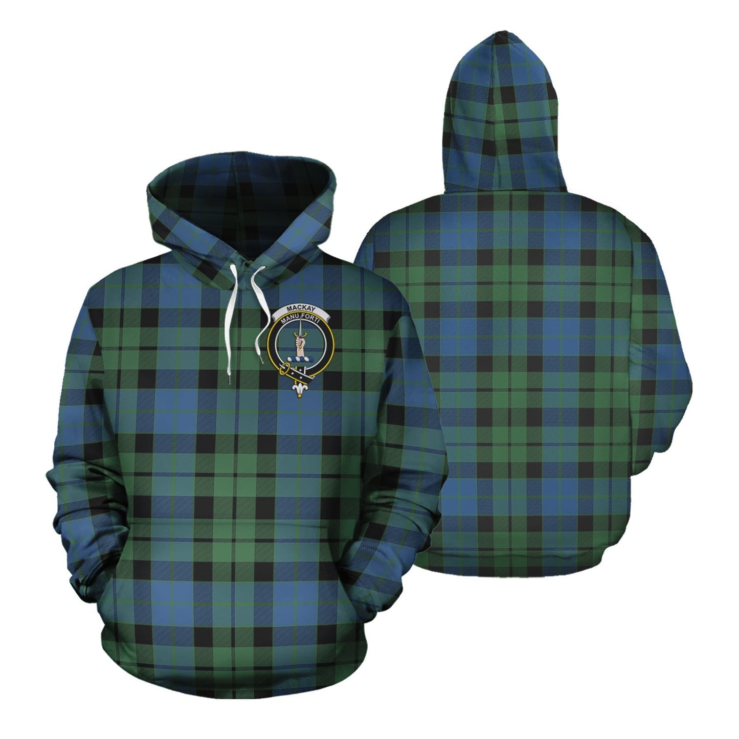 Printivon Mackay Ancient Tartan Hoodie