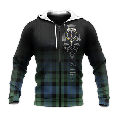 Printivon Mackay Ancient Tartan Crest Alba Celtic Hoodie