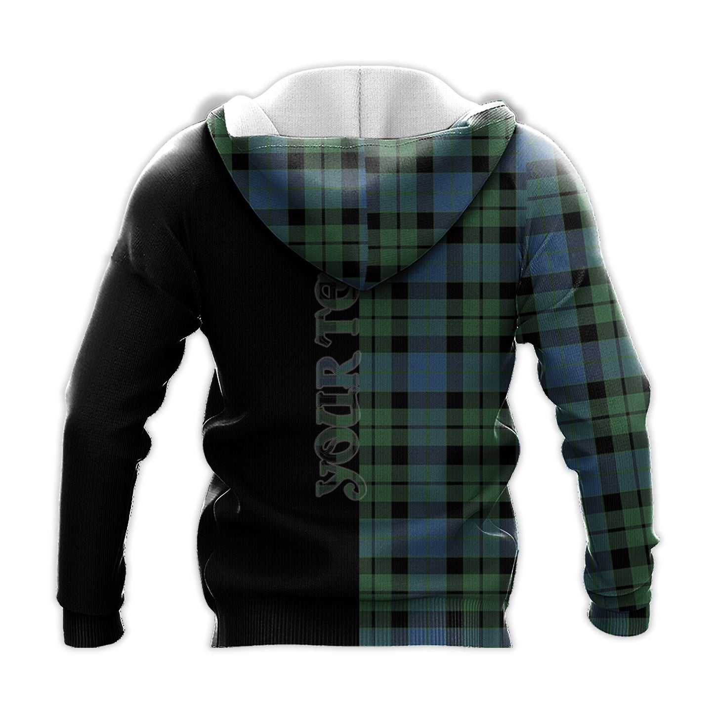 Printivon Mackay Ancient Tartan Personalize Half Hoodie