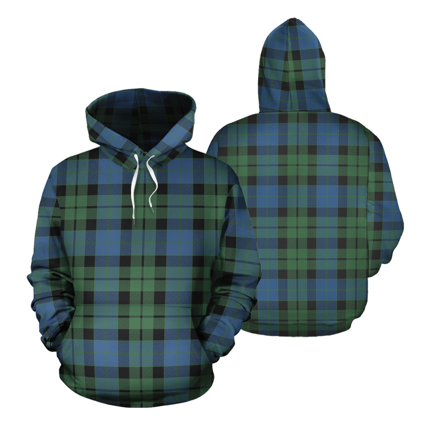 Printivon Mackay Ancient Tartan Hoodie
