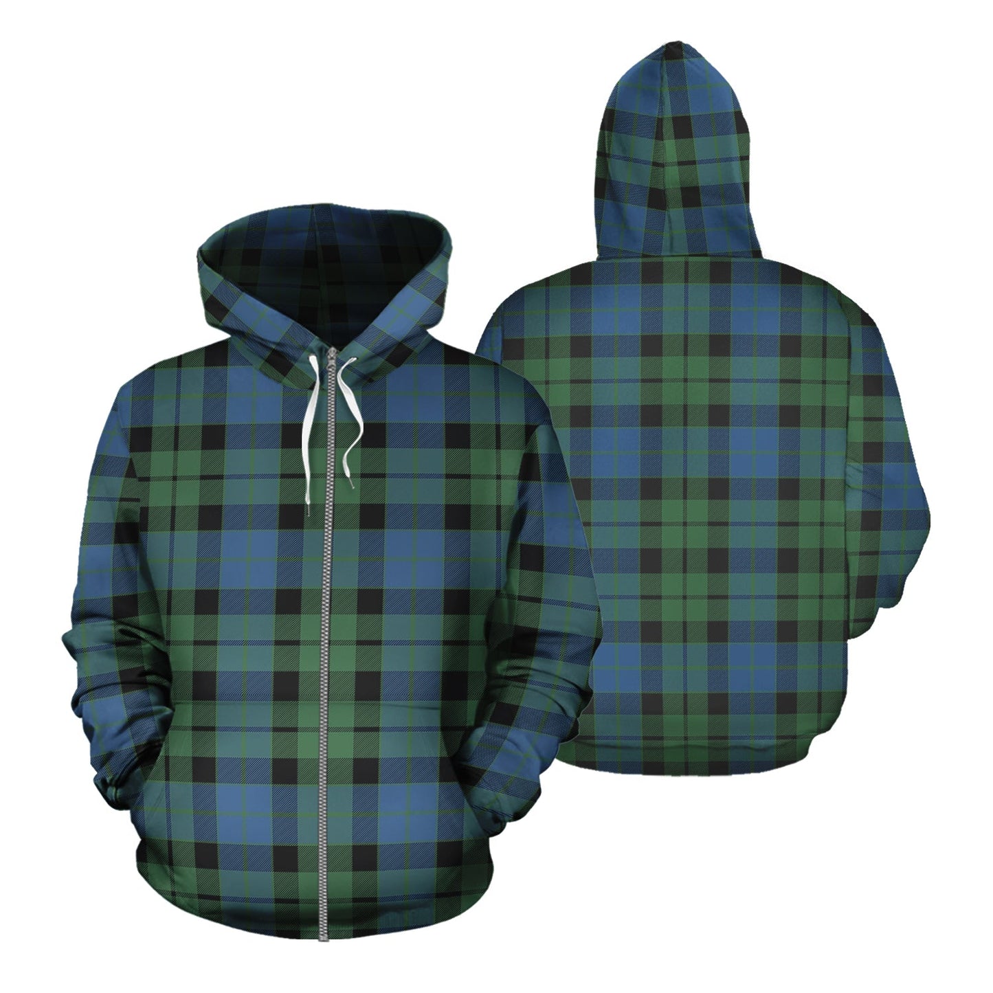 Printivon Mackay Ancient Tartan Hoodie