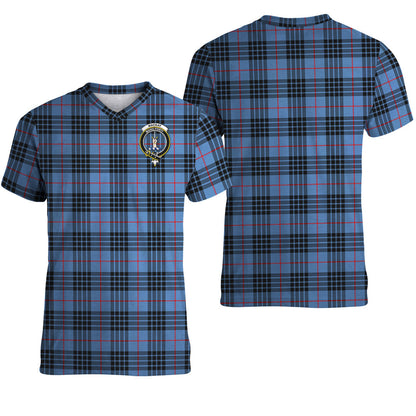 Printivon MacKay Blue Tartan T Shirt