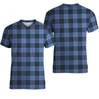 Printivon MacKay Blue Tartan T Shirt
