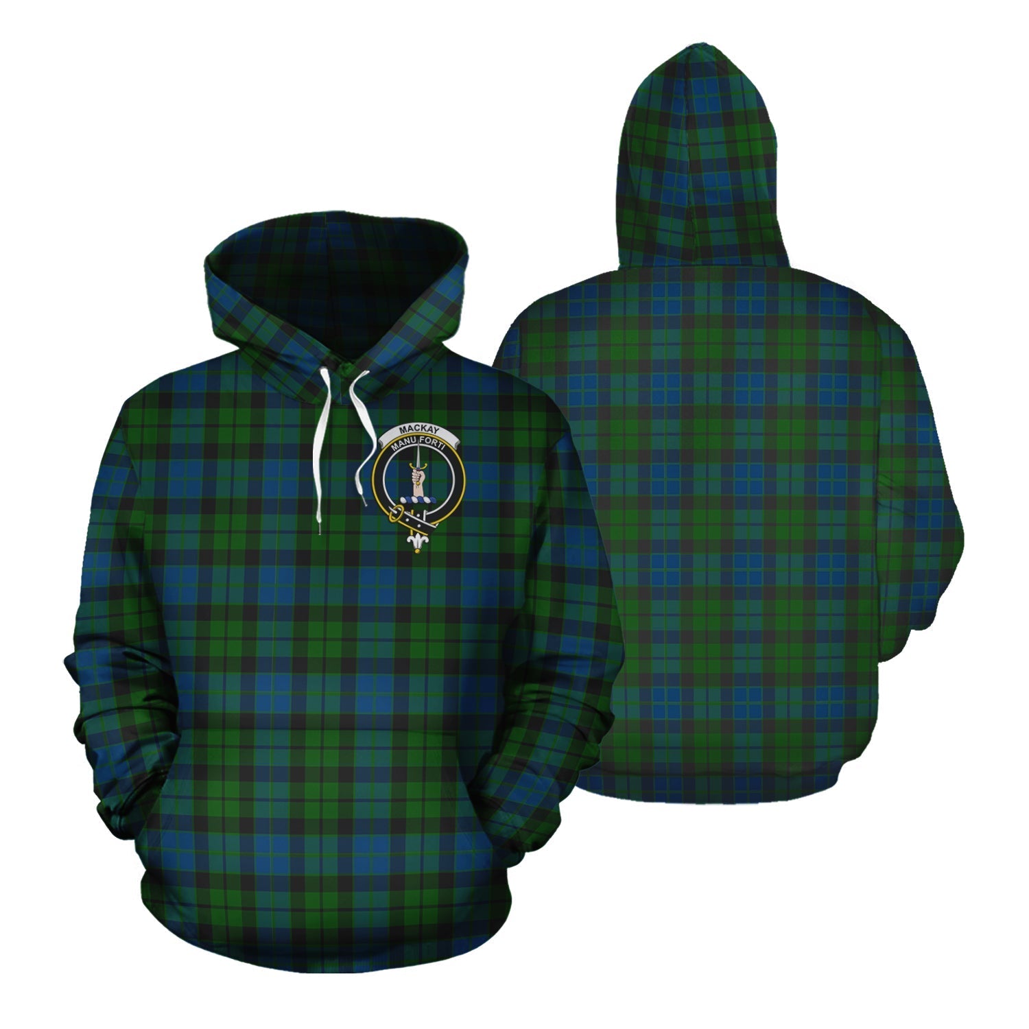 Printivon Mackay Modern Tartan Hoodie