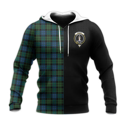 Printivon Mackay Modern Tartan Personalize Half Hoodie
