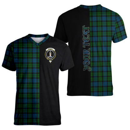 Printivon MacKay Modern Tartan Personalize Half T shirt