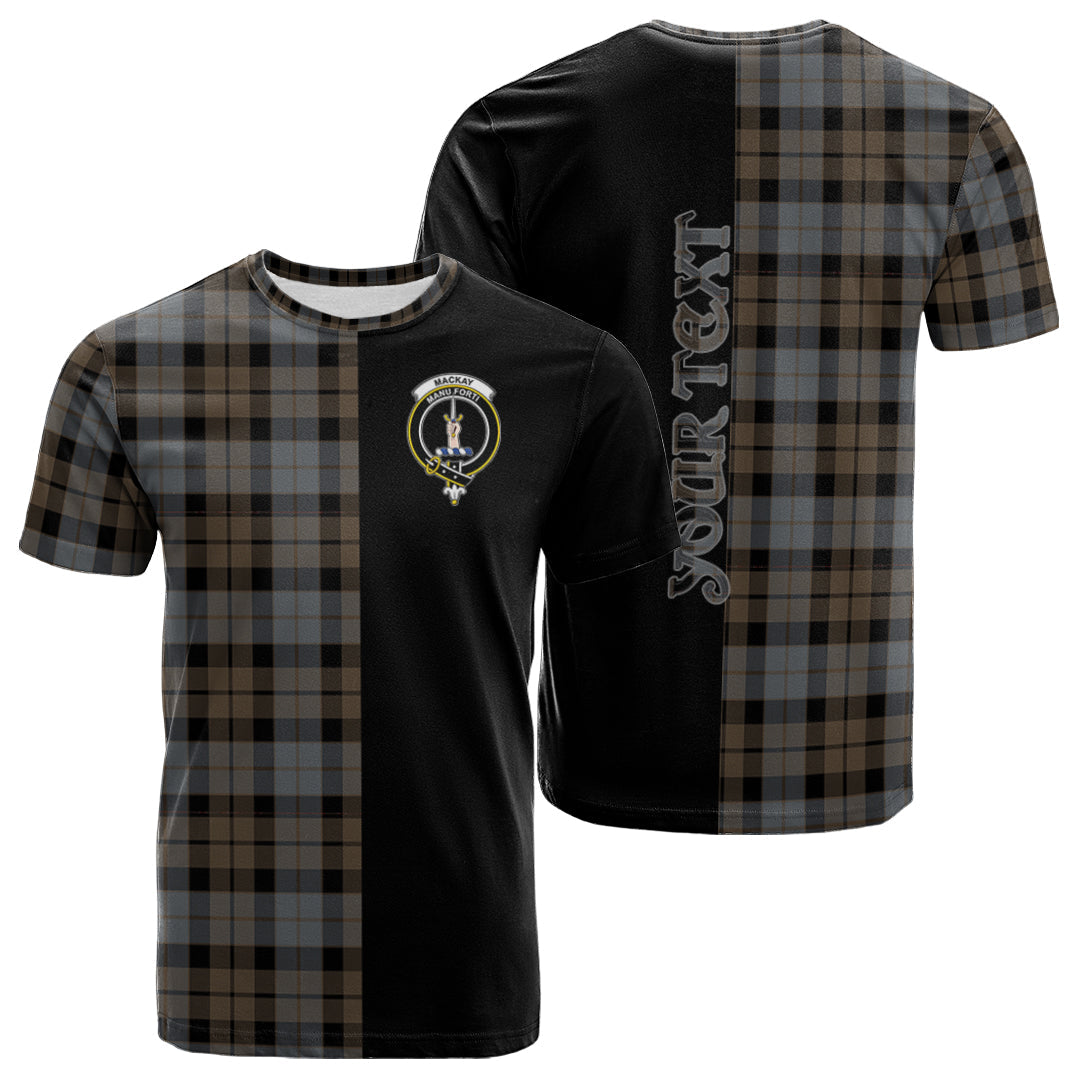 Printivon MacKay Weathered Tartan Personalize Half T shirt