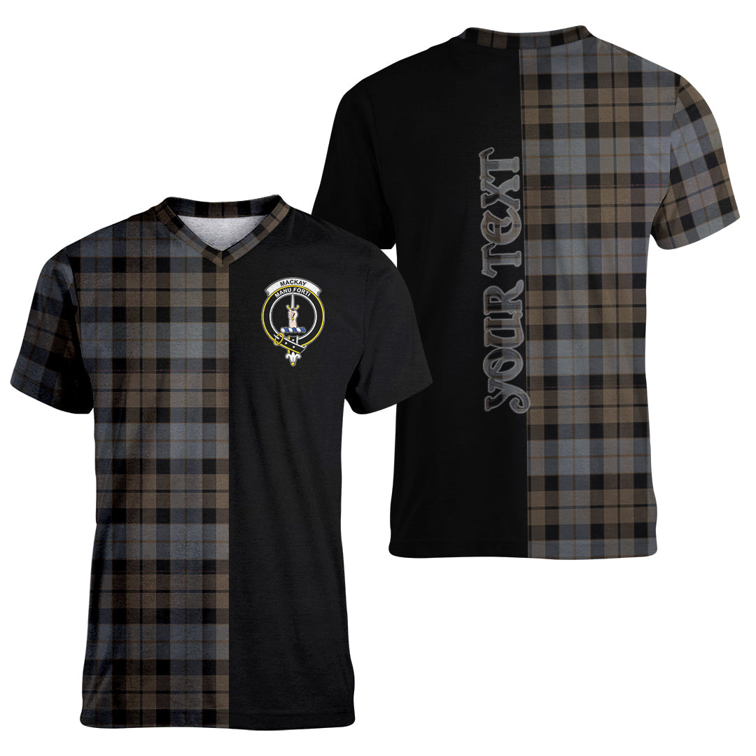 Printivon MacKay Weathered Tartan Personalize Half T shirt