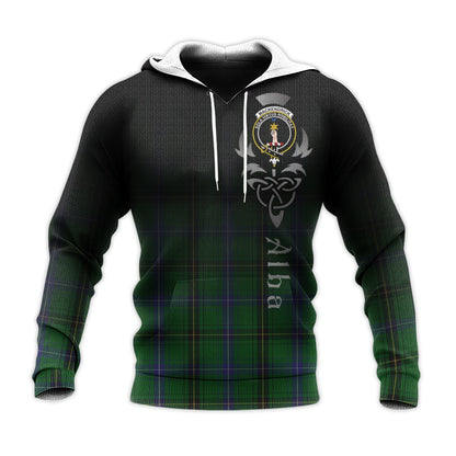 Printivon Mackendrick Tartan Crest Alba Celtic Hoodie
