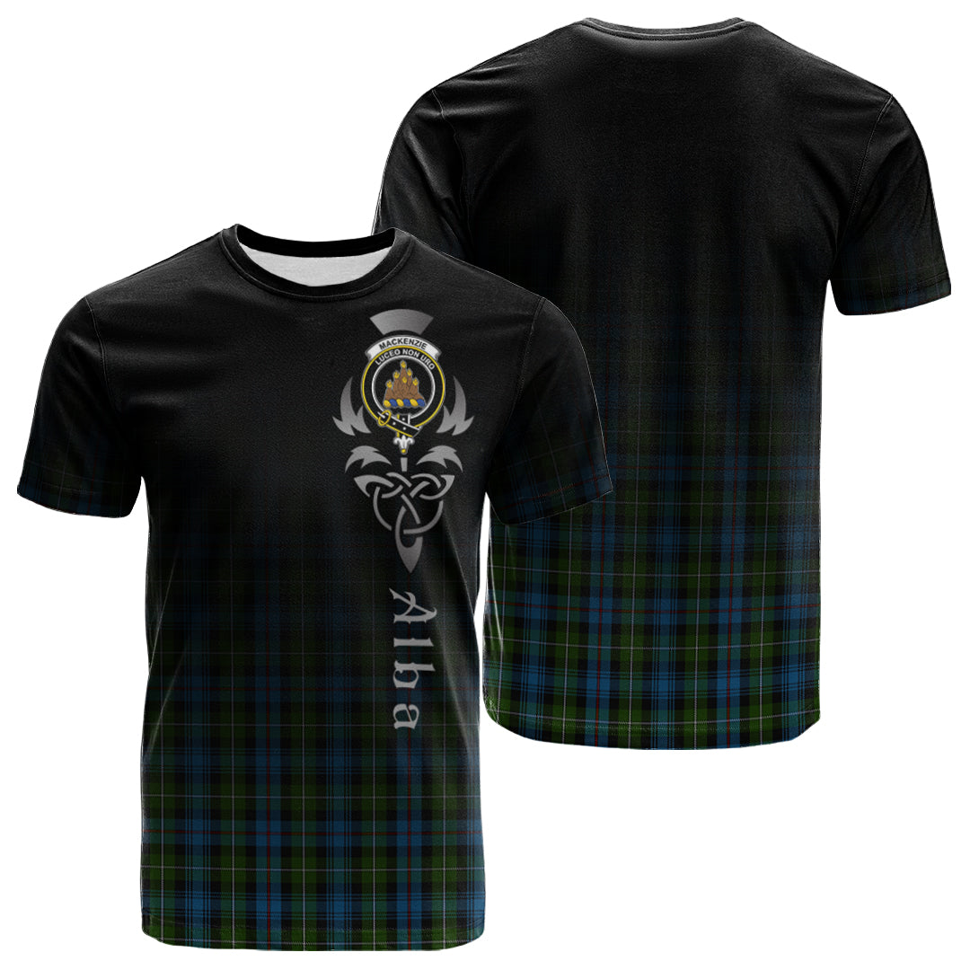 Printivon Mackenzie Tartan Crest Alba Celtic T Shirt