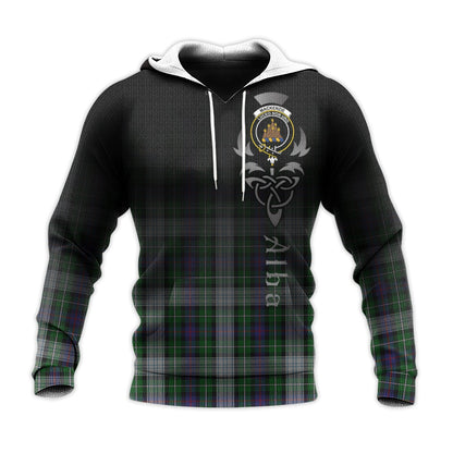 Printivon Mackenzie Dress Tartan Crest Alba Celtic Hoodie