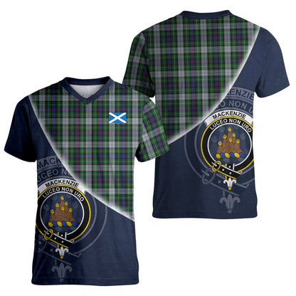 Printivon MacKenzie Dress Tartan Scottish Crest T Shirt