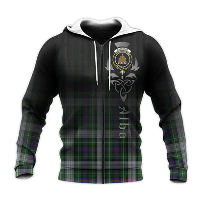 Printivon Mackenzie Dress Tartan Crest Alba Celtic Hoodie