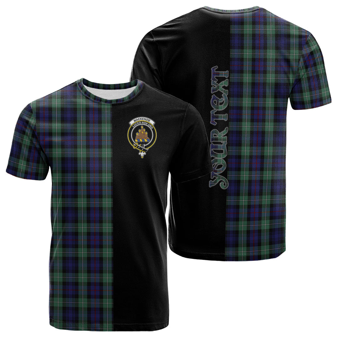 Printivon MacKenzie Hunting Green Tartan Personalize Half T shirt