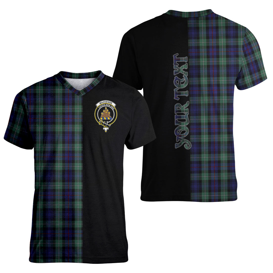 Printivon MacKenzie Hunting Green Tartan Personalize Half T shirt