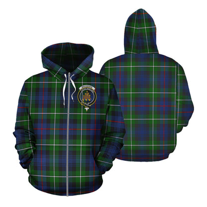 Printivon Mackenzie Modern Tartan Hoodie