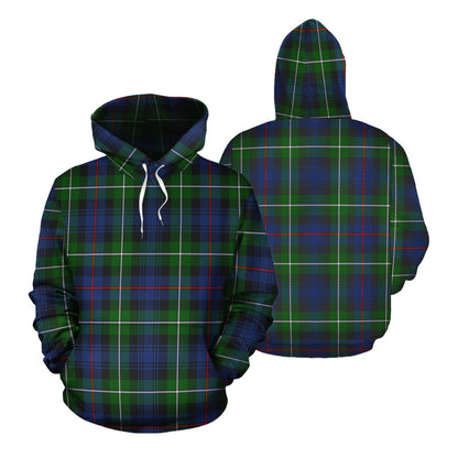Printivon Mackenzie Modern Tartan Hoodie