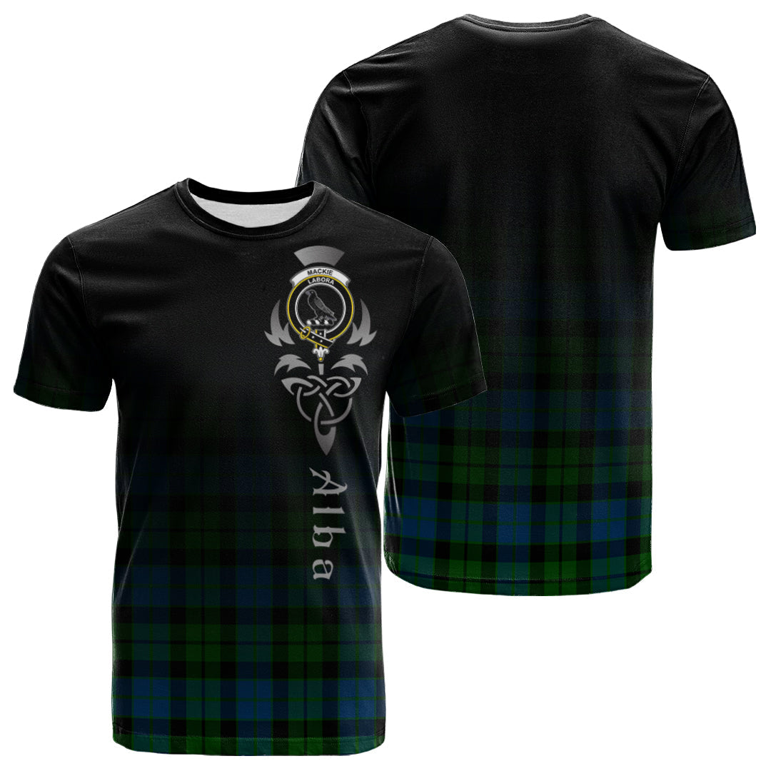 Printivon MacKie Tartan Crest Alba Celtic T Shirt