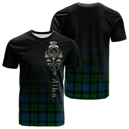 Printivon MacKie Tartan Crest Alba Celtic T Shirt