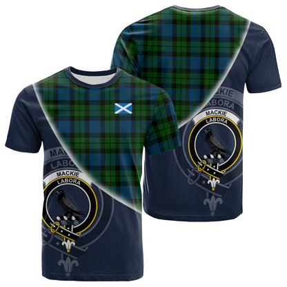 Printivon MacKie Tartan Scottish Crest T Shirt
