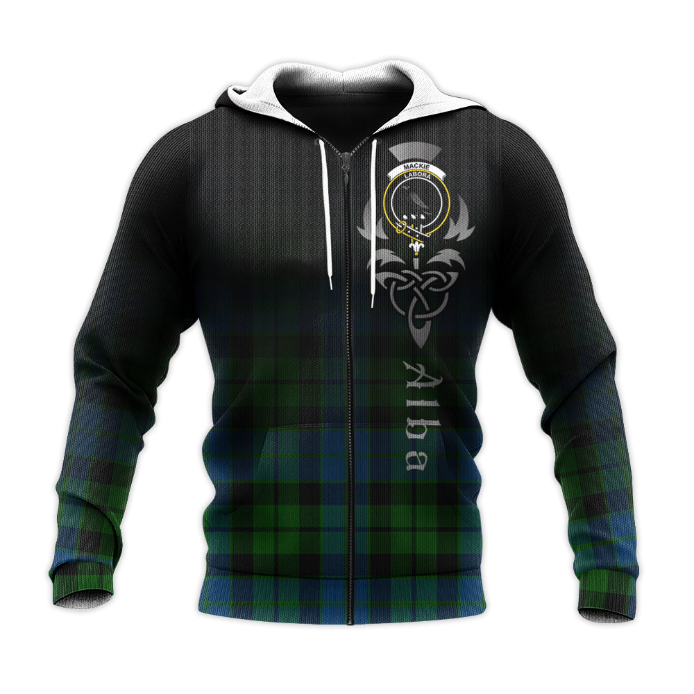 Printivon Mackie Tartan Crest Alba Celtic Hoodie