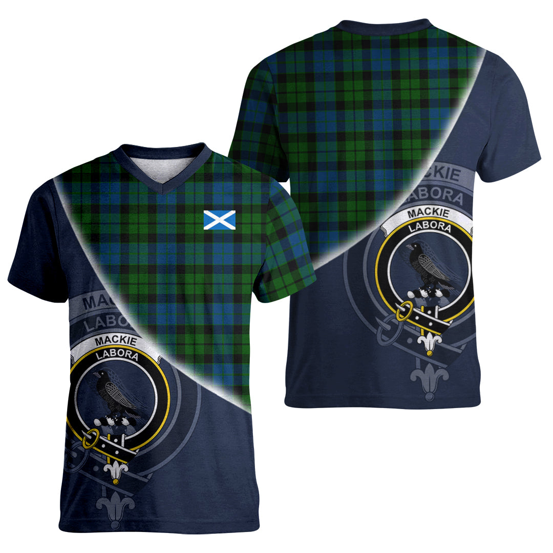 Printivon MacKie Tartan Scottish Crest T Shirt