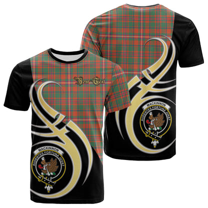 Printivon MacKinnon Ancient Tartan Crest Believe In Me T Shirt