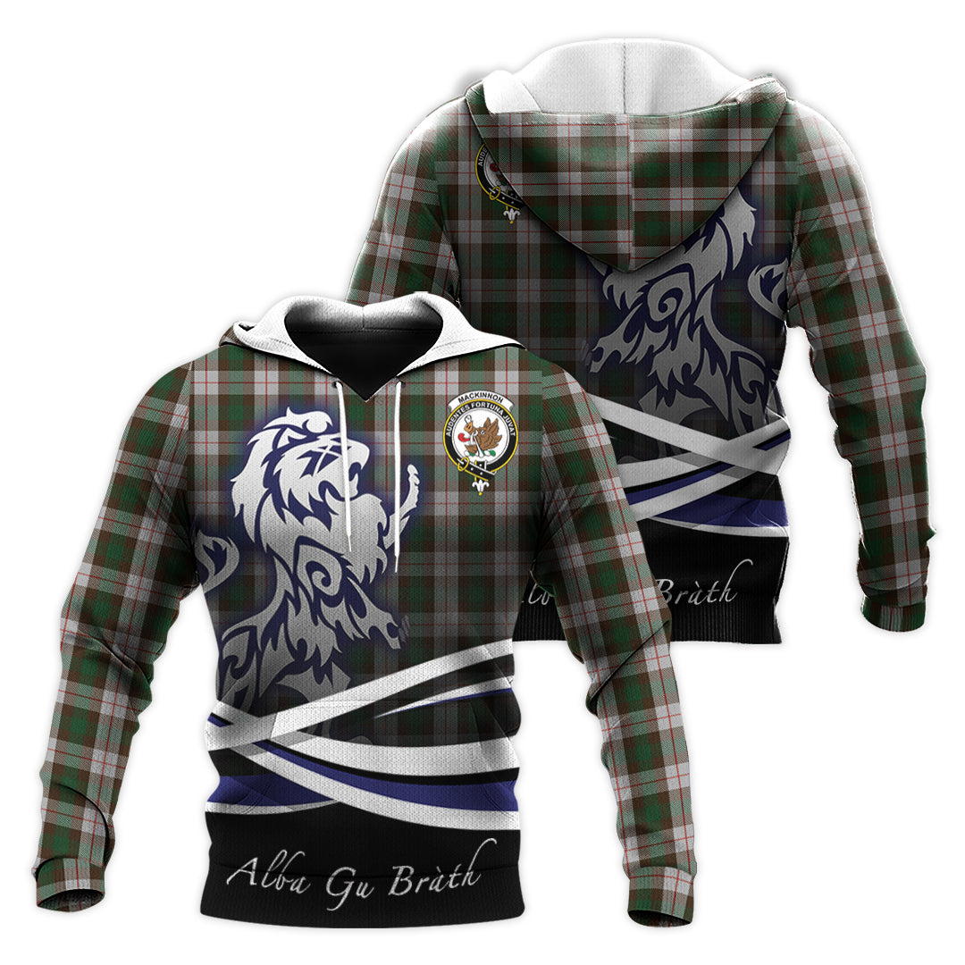 Printivon Mackinnon Dress Tartan Scottish Lion Hoodie