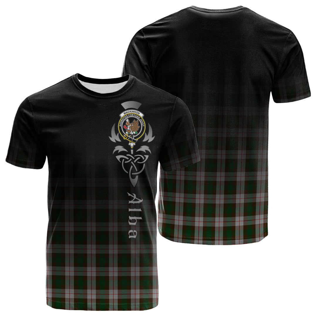 Printivon MacKinnon Dress Tartan Crest Alba Celtic T Shirt