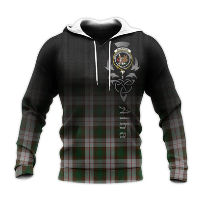 Printivon Mackinnon Dress Tartan Crest Alba Celtic Hoodie
