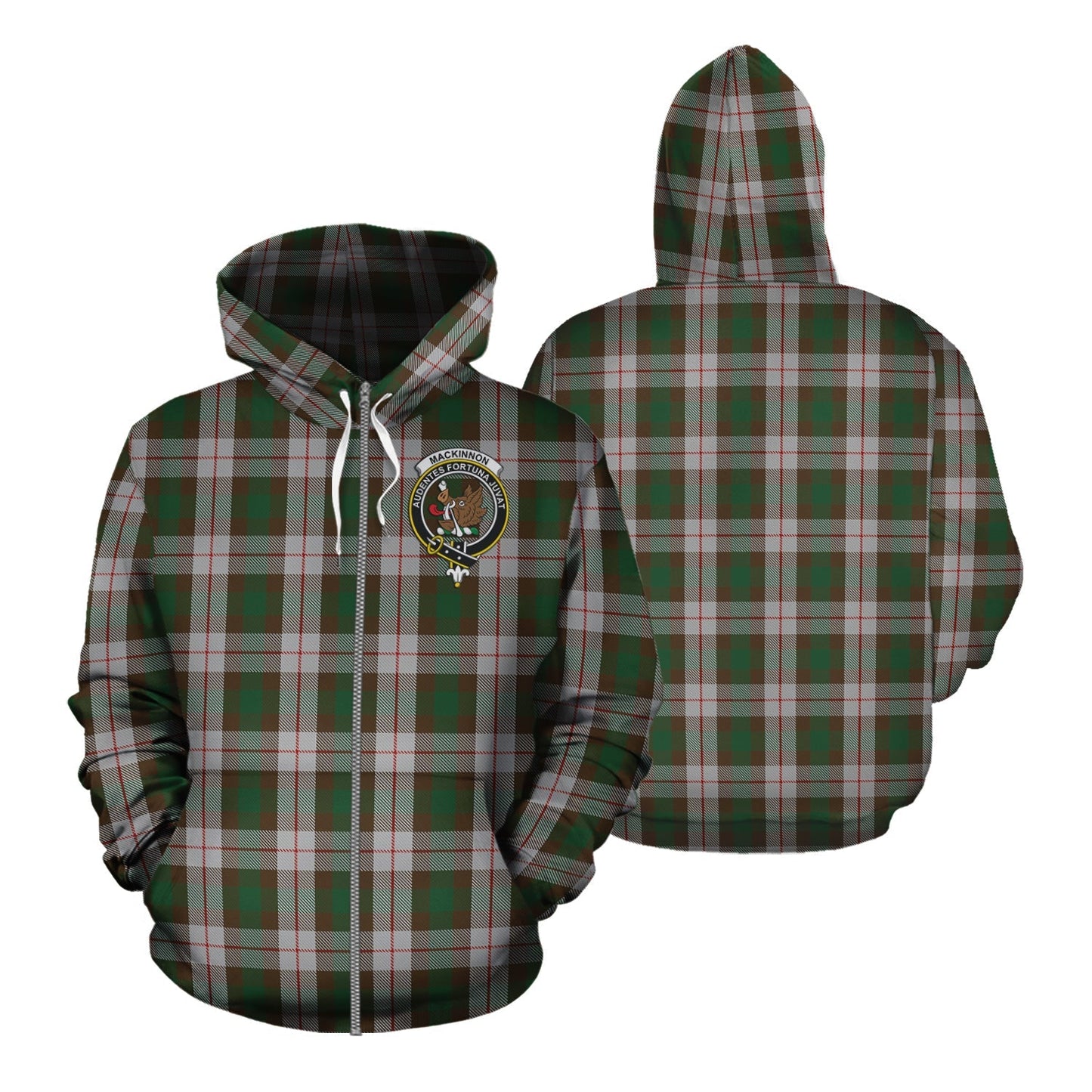 Printivon Mackinnon Dress Tartan Hoodie