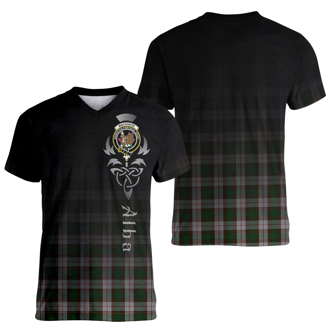 Printivon MacKinnon Dress Tartan Crest Alba Celtic T Shirt