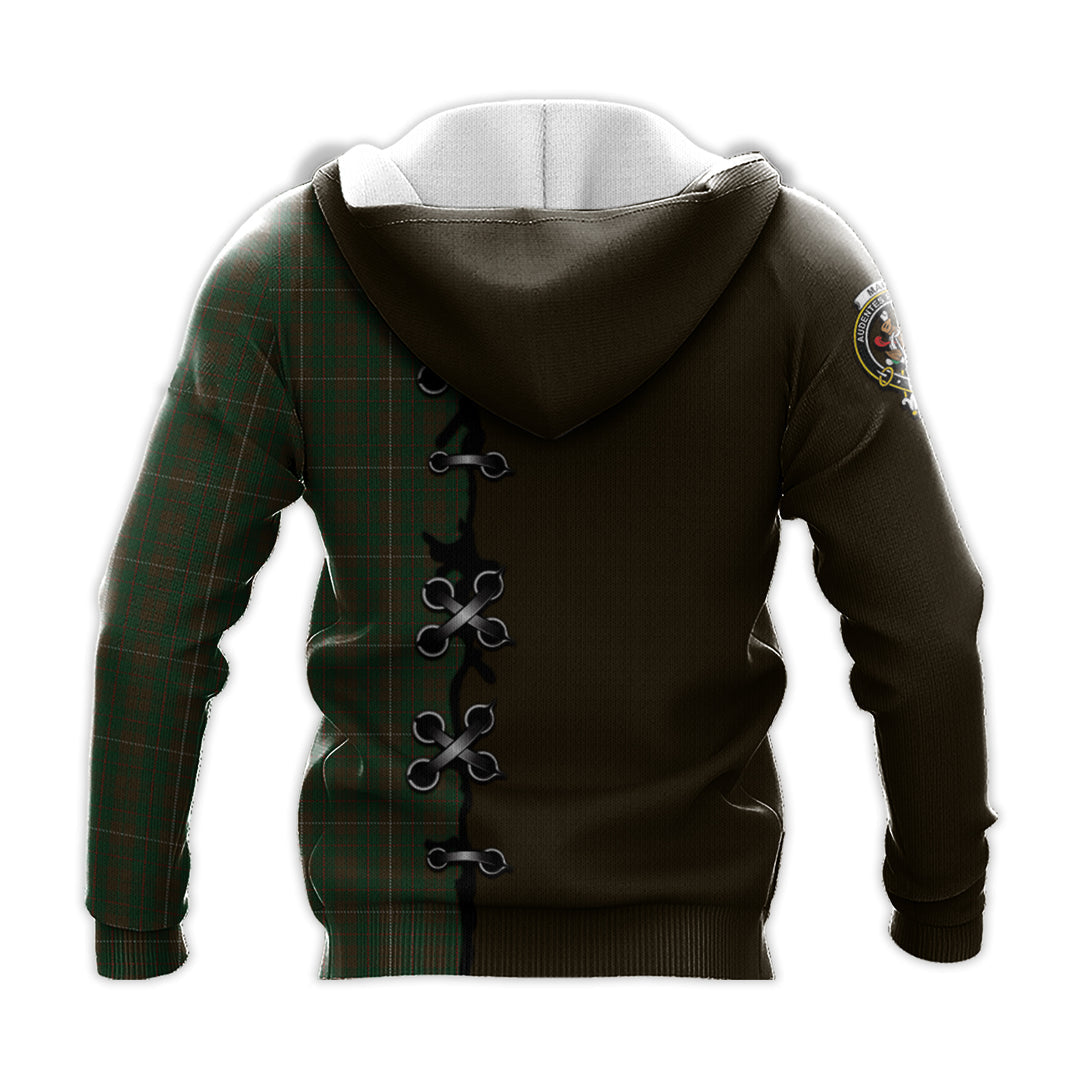 Printivon Mackinnon Hunting Tartan Hoodie Lion Rampant And Celtic Thistle Style